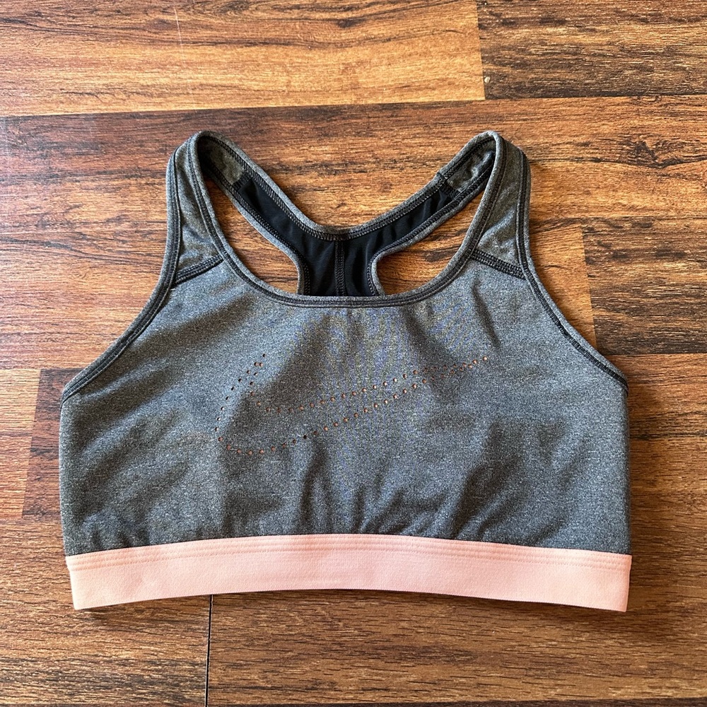 Nike Medium Orange Sports Bra